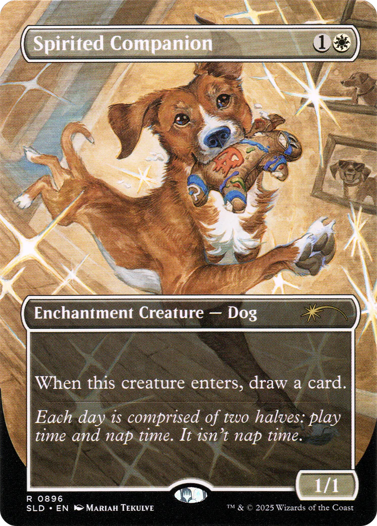 Spirited Companion (0896) (Borderless) (SLD) - Foil