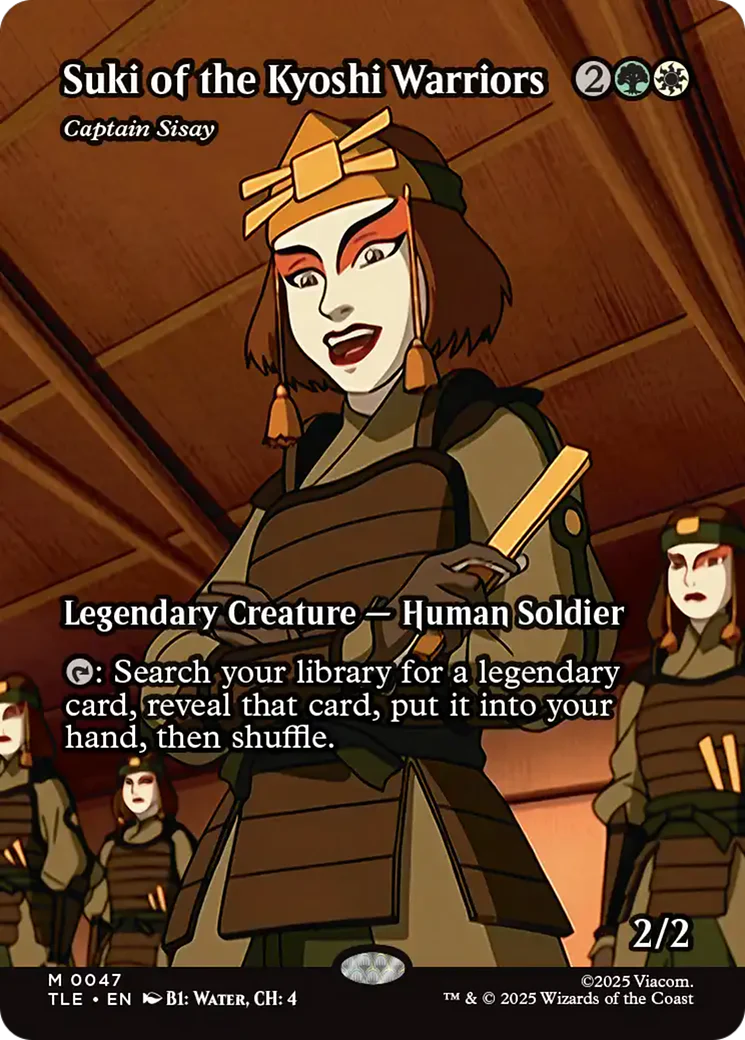 Suki of the Kyoshi Warriors [Captain Sisay] (0047) (Borderless) (TLE) - Foil