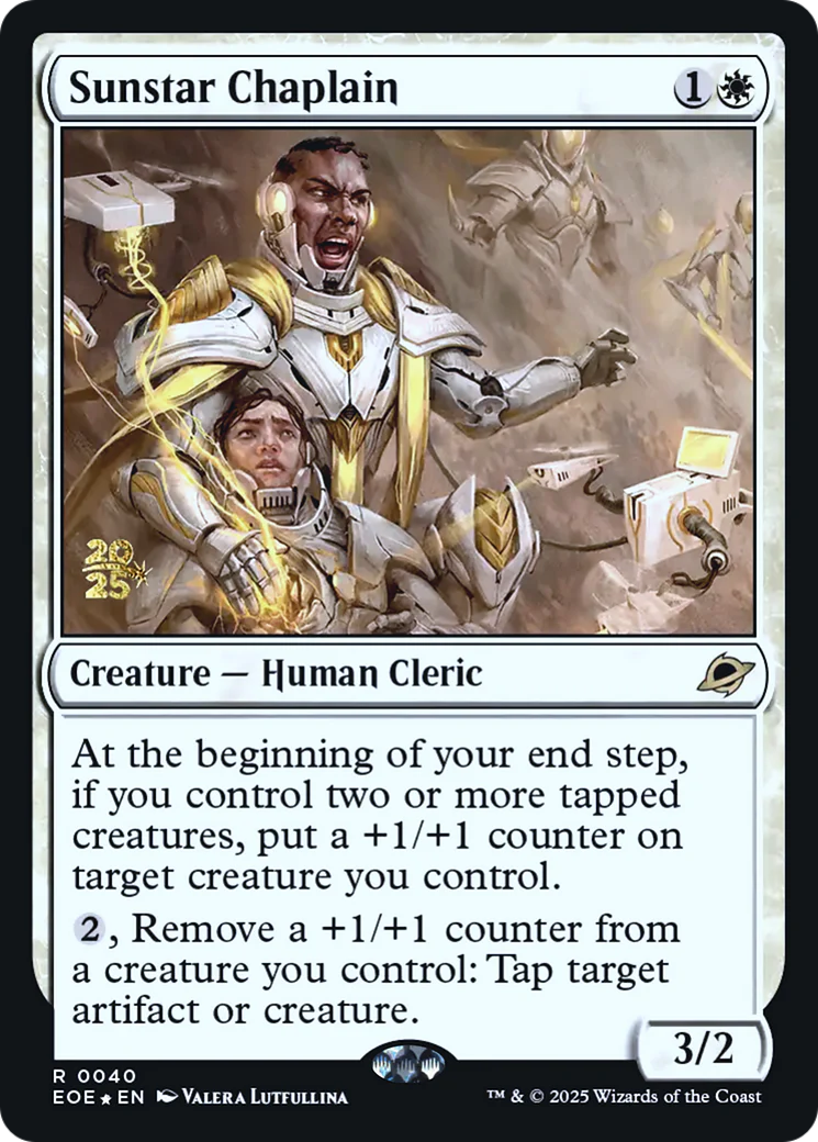 Sunstar Chaplain (0040) (Prerelease) (PEOE) - Foil