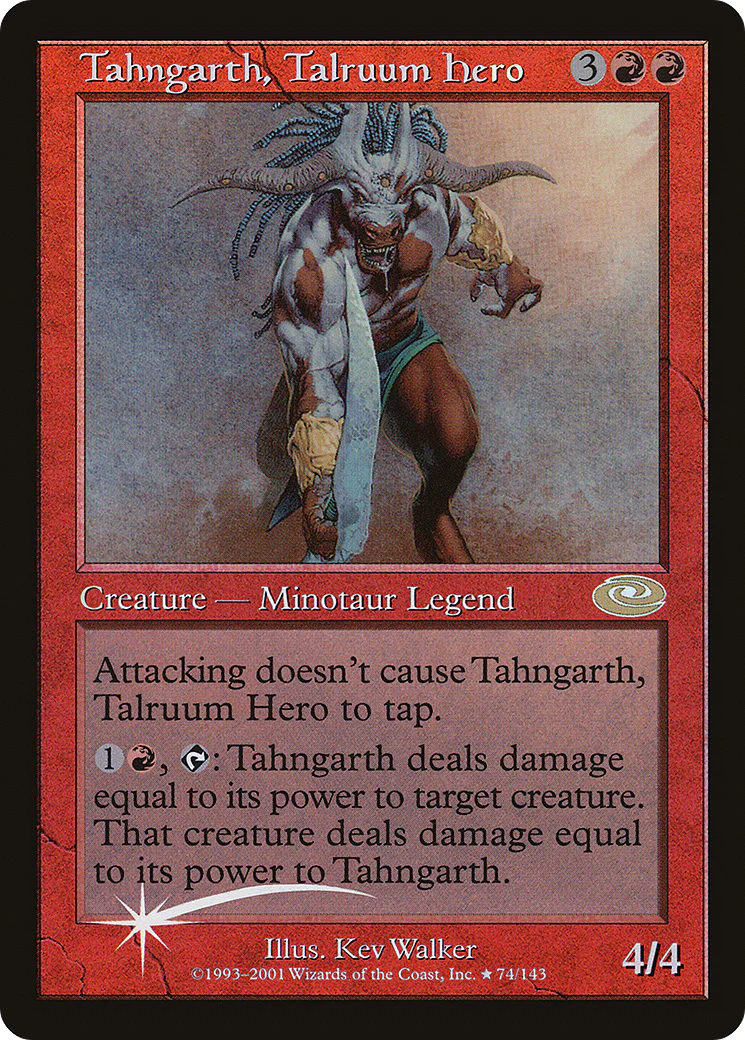 Tahngarth, Talruum Hero (074) (Planeshift) (PLS) - Foil