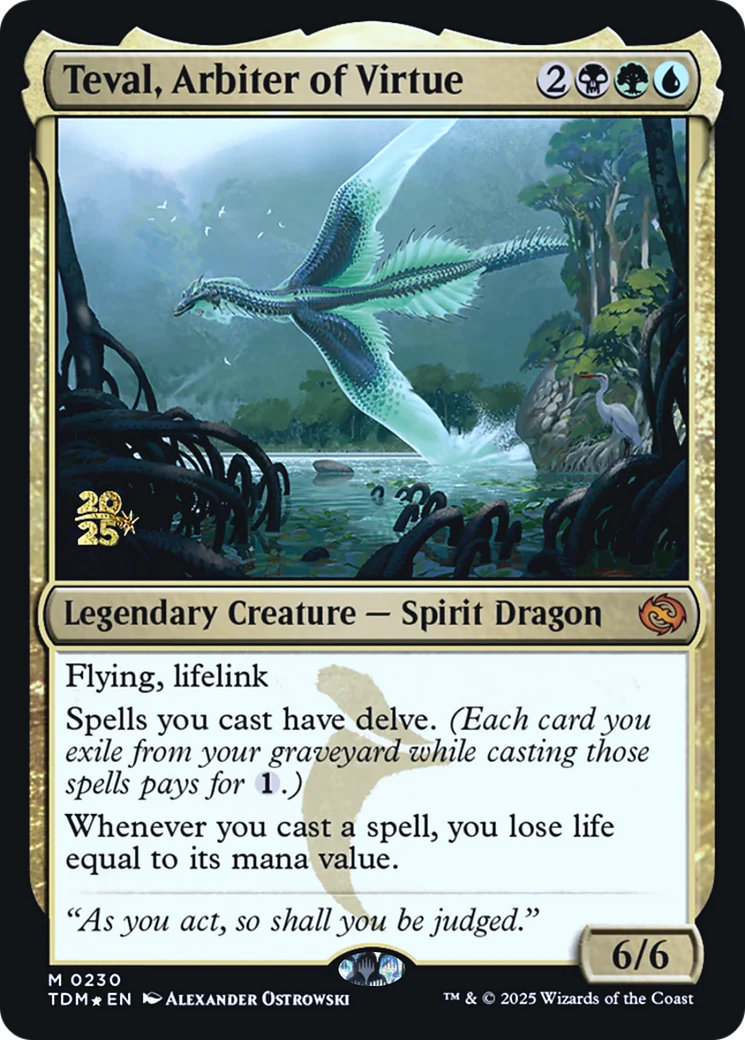Teval, Arbiter of Virtue (0230) (Prerelease) (PTDM) - Foil