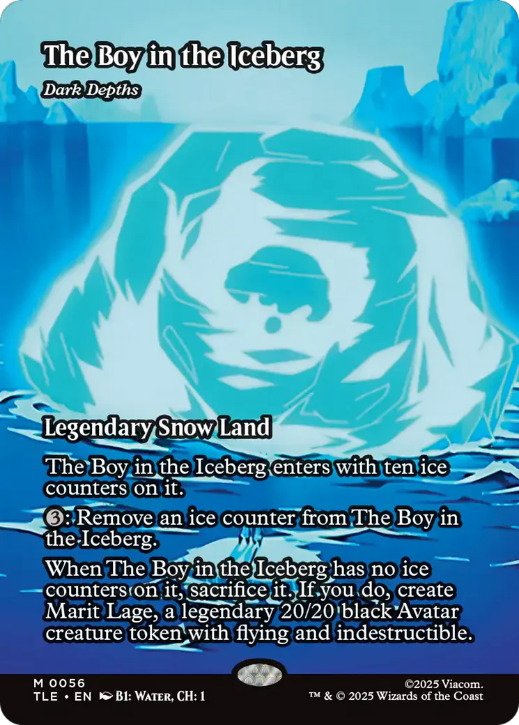 The Boy in the Iceberg [Dark Depths] (0056) (Borderless) (TLE) - Foil
