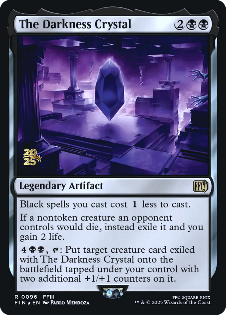 The Darkness Crystal (0096) (Prerelease) (PFIN) - Foil