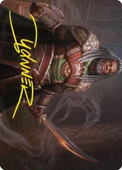 Theoden, King of Rohan (25/81) Art Card (ALTR) - Gold-Stamped Signature