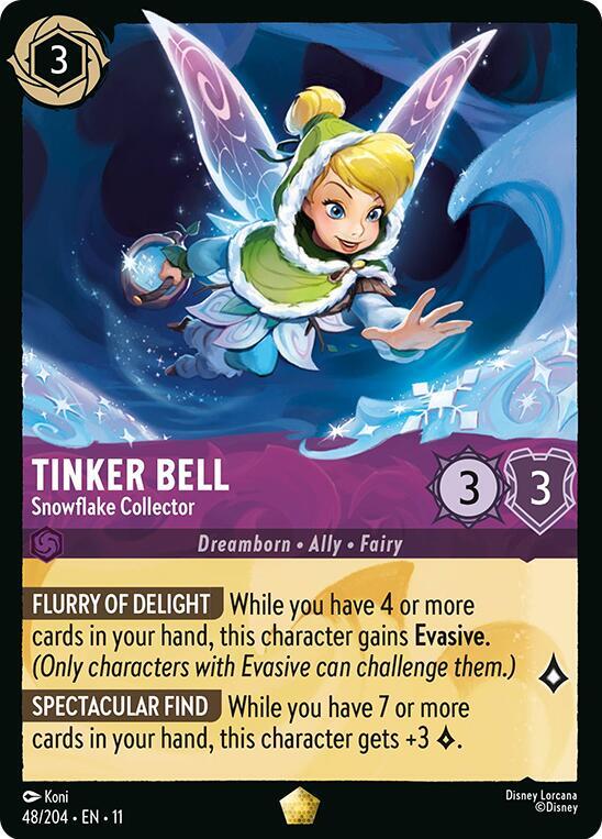 Tinker Bell, Snowflake Collector (0048)