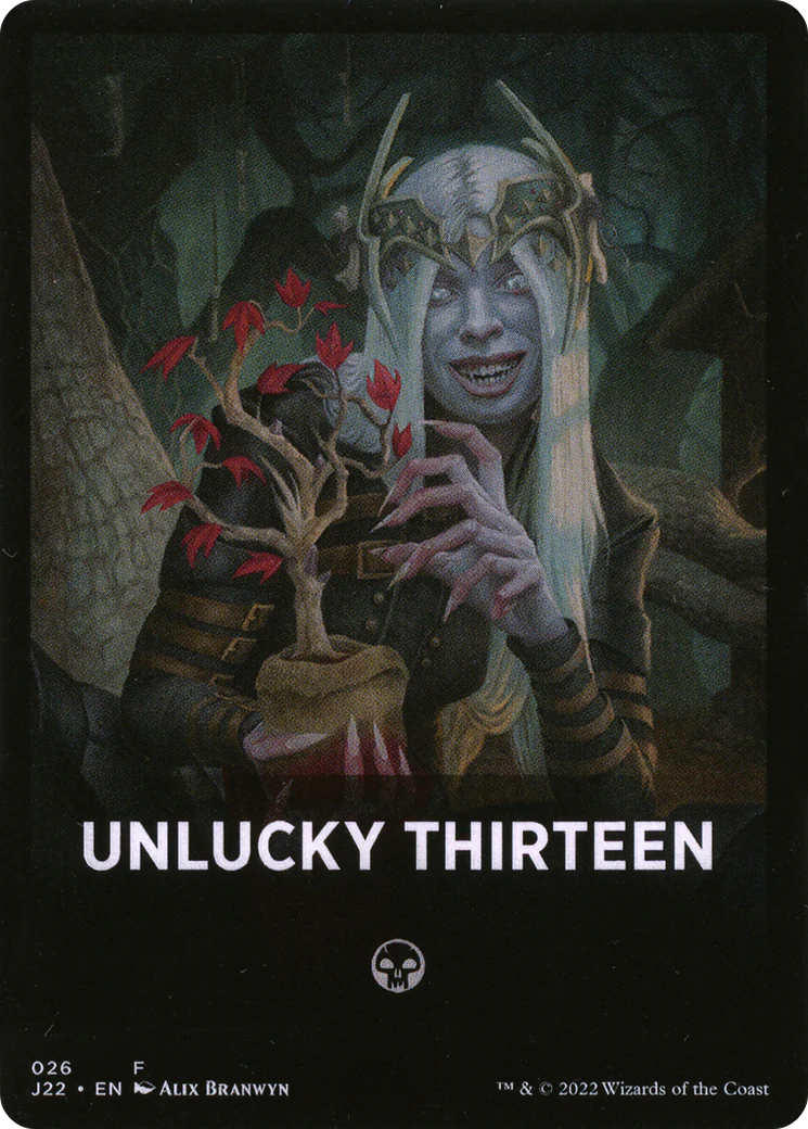 Unlucky Thirteen Theme Card (FJ22)