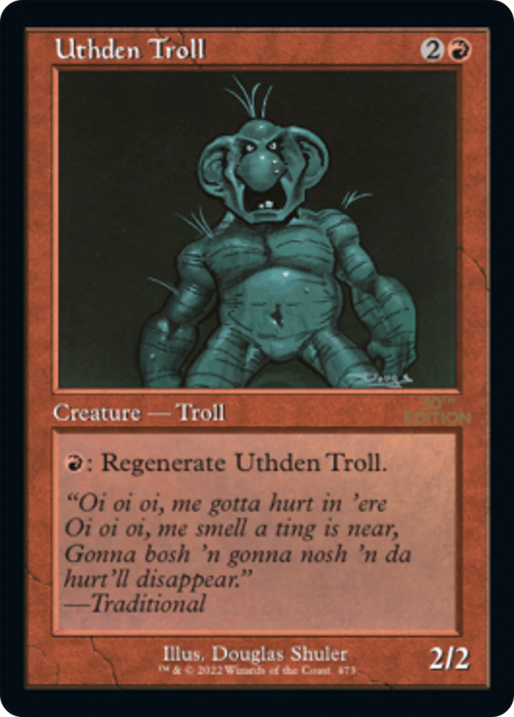 Uthden Troll (Retro Frame) (30A)
