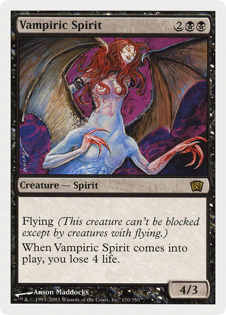 Vampiric Spirit (8th Edition) (Oversized) (Box Topper Promo) (O8TH)