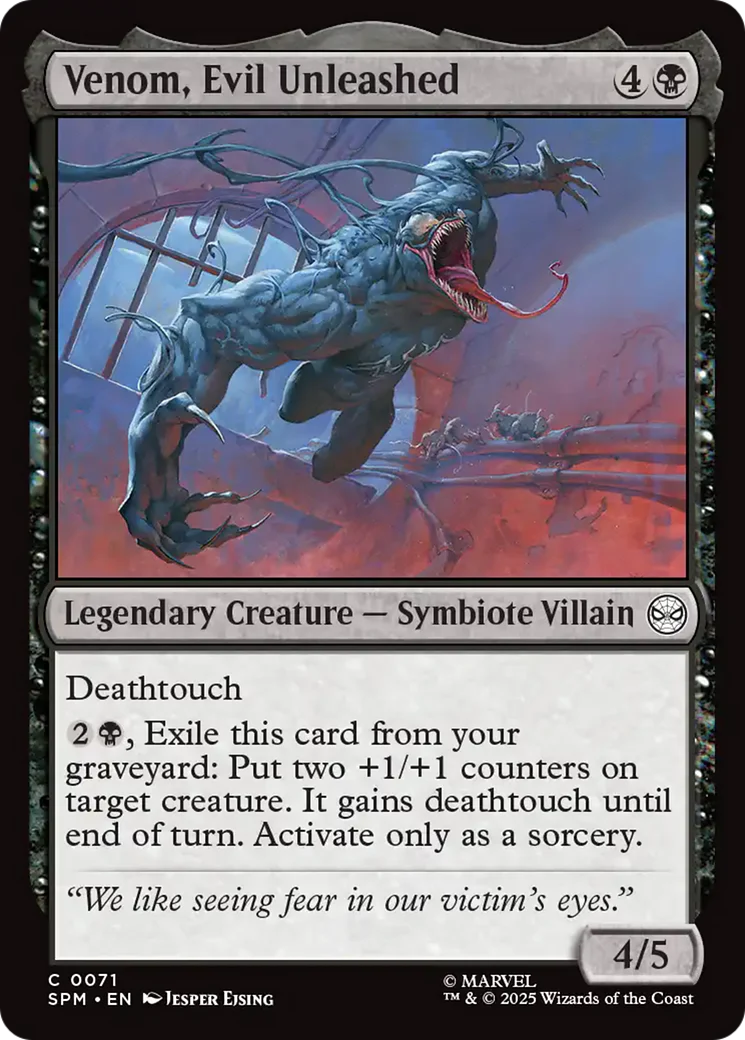 Venom, Evil Unleashed (SPM) - Foil