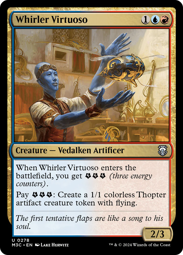 Whirler Virtuoso (M3C) - Ripple Foil