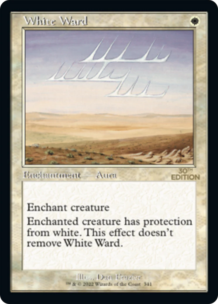 White Ward (Retro Frame) (30A)