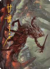 Yarus, Roar of the Old Gods (24/49) Art Card (AMKM) - Gold-Stamped Signature