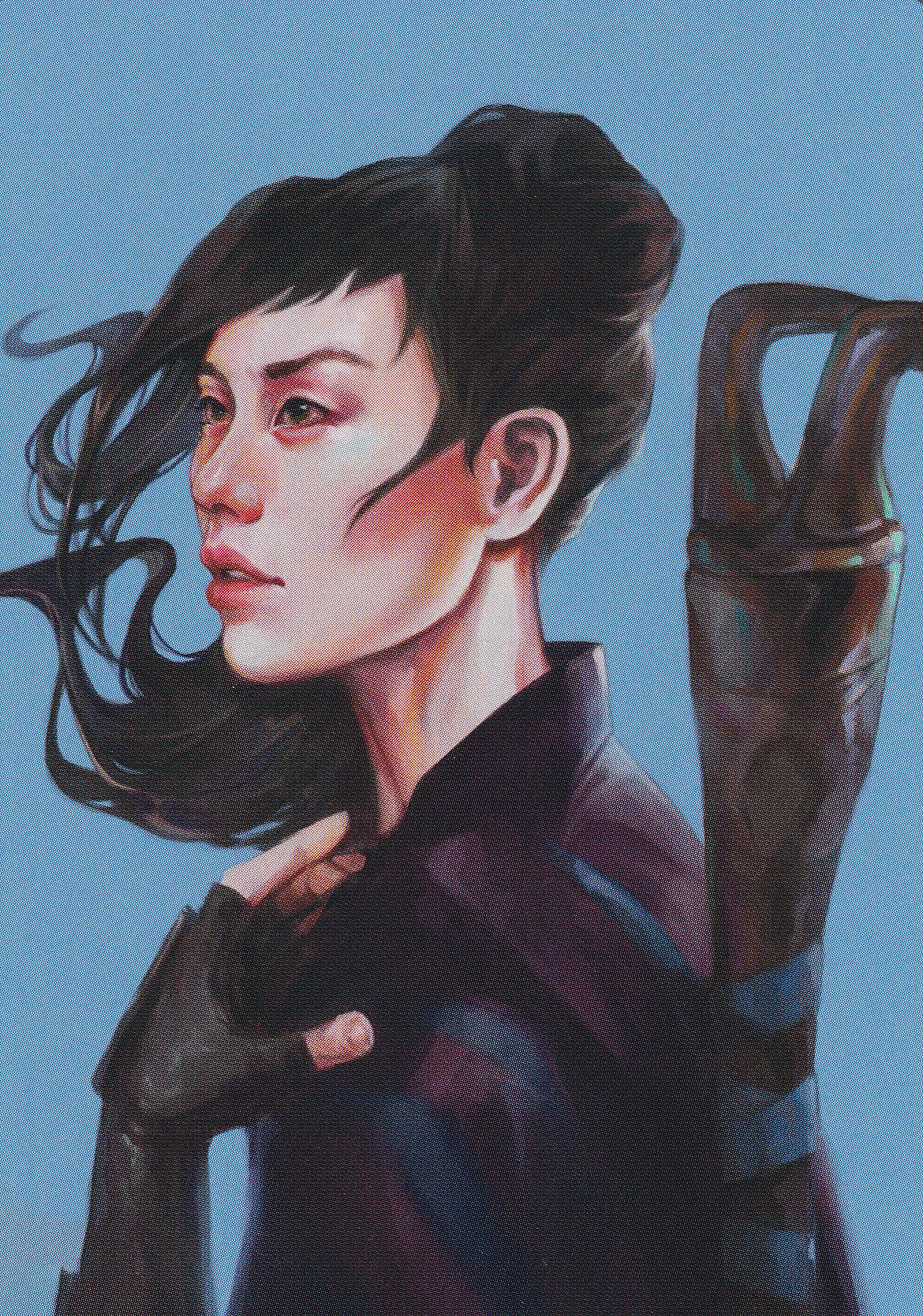 Yuriko, the Tiger's Shadow (62/81) Art Card (ACMM)
