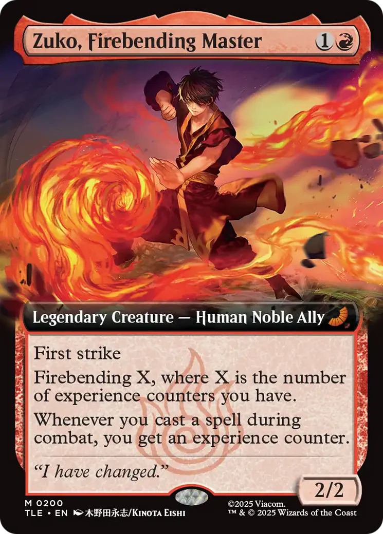 Zuko, Firebending Master (0200) (Extended Art) (TLE)